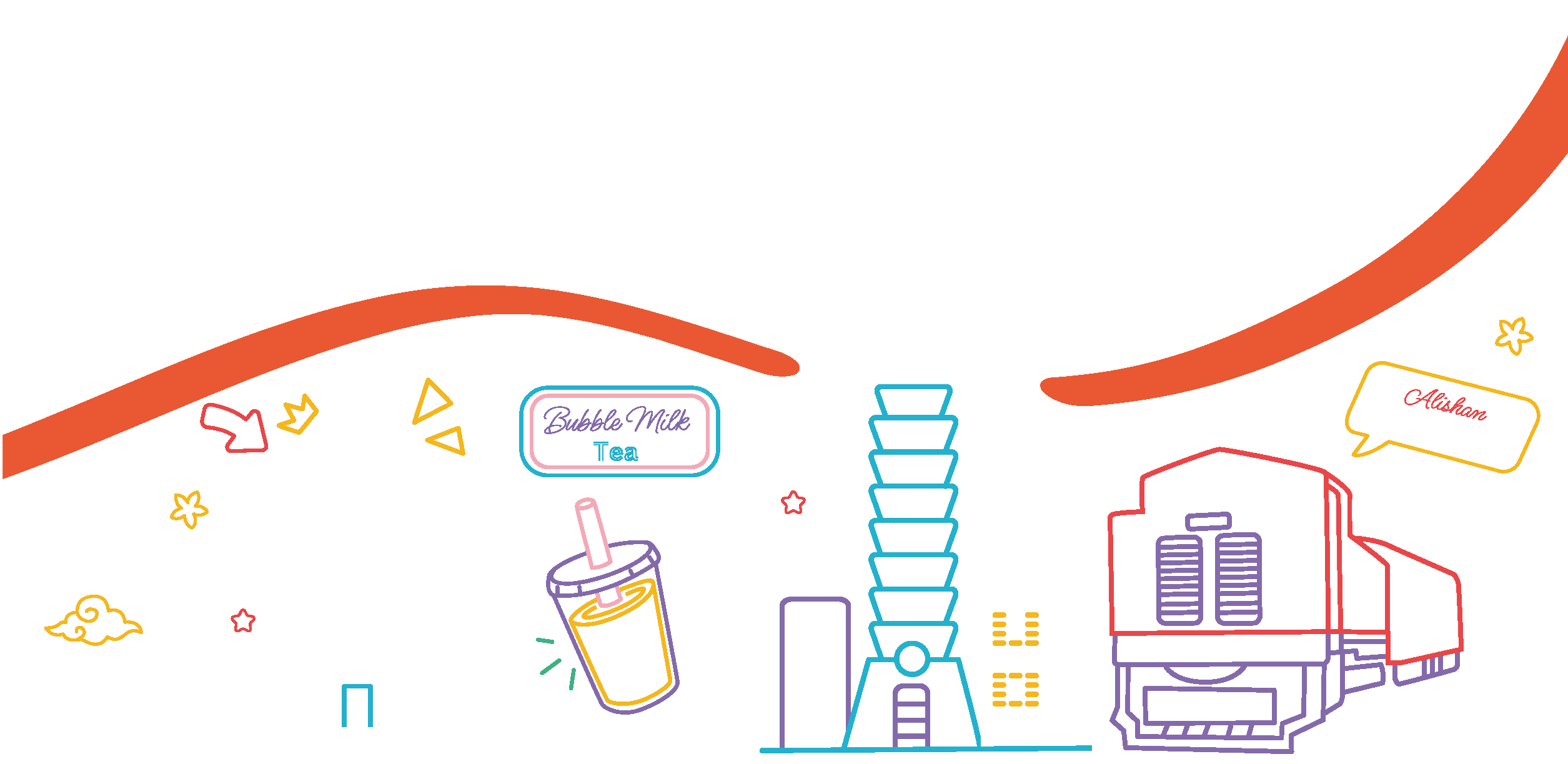 Ilustrasi landmark Taiwan